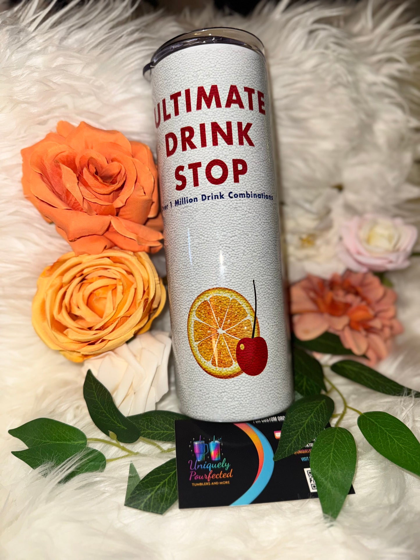 20oz Skinny Stainless Steel Tumbler – Sonic Drink-Inspired Design