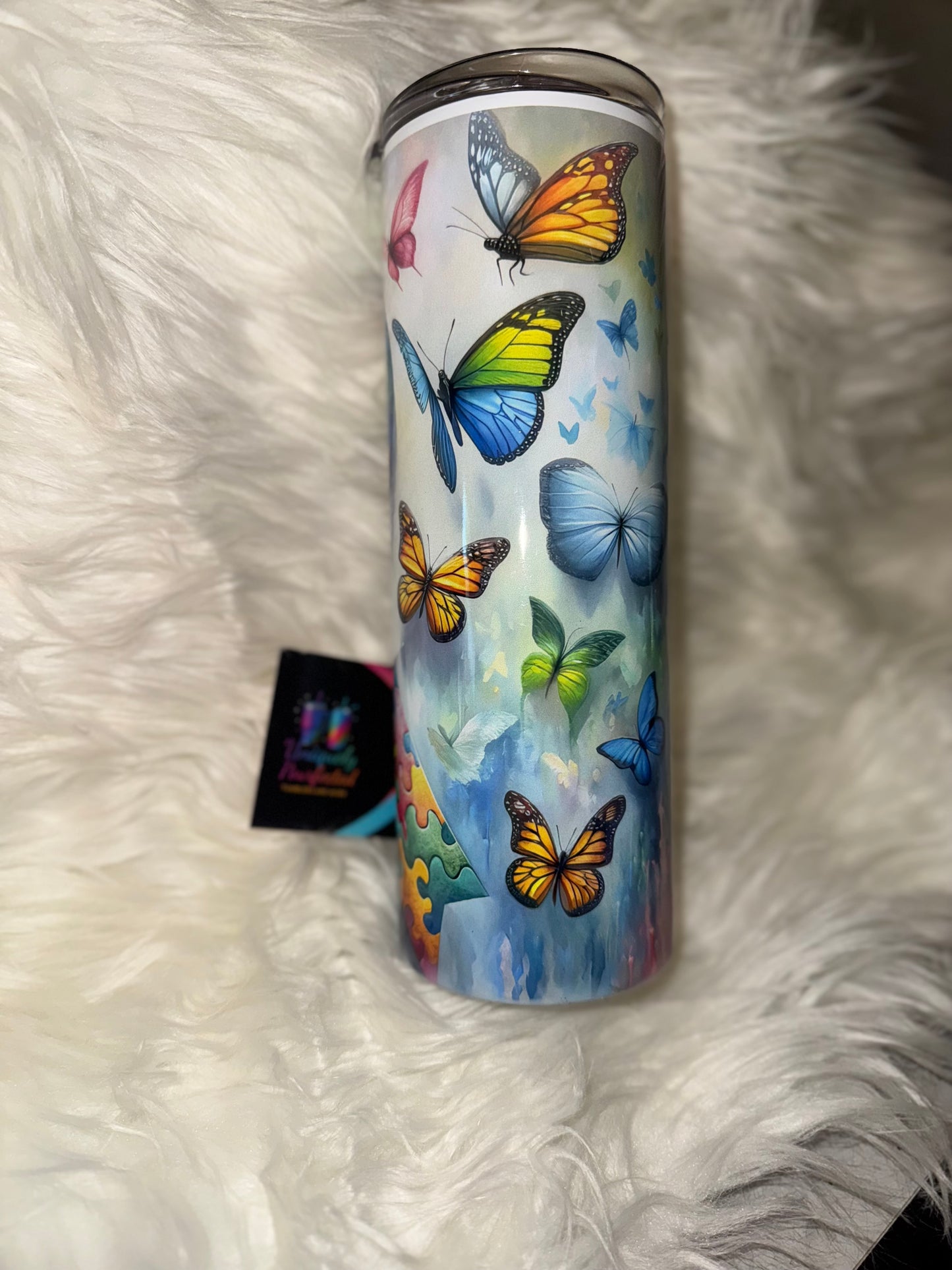 Autism Awareness 20oz Skinny Tumbler