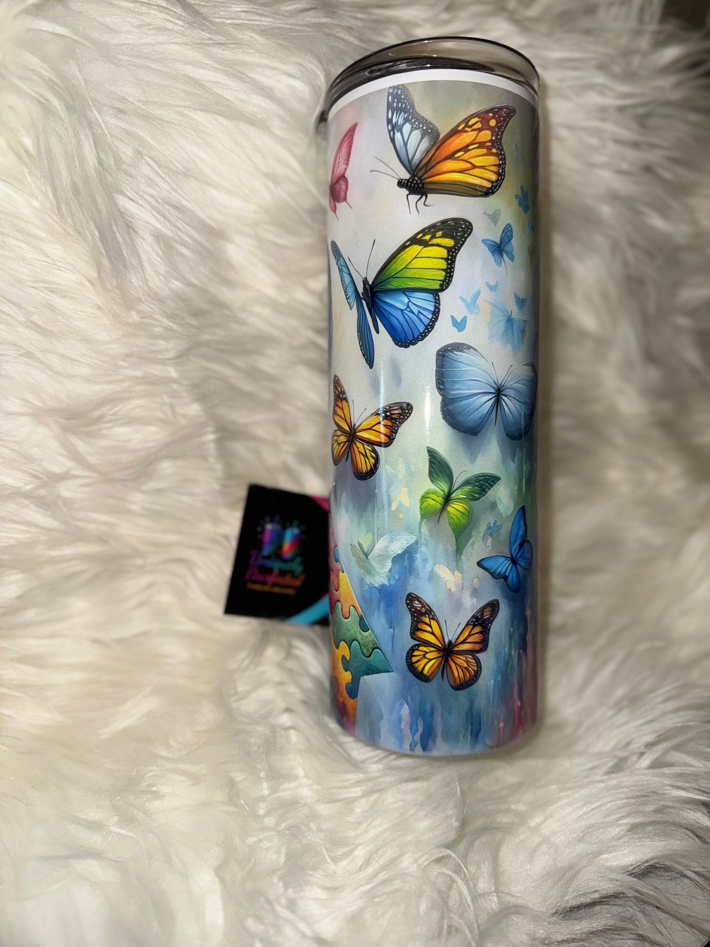 Autism Awareness 20oz Skinny Tumbler