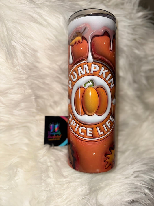 Pumpkin Spice Life 20oz Skinny Tumbler