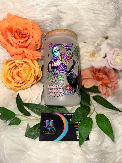 Kill 'Em With Kindness – Halloween Tumbler (Horror Killers Edition)