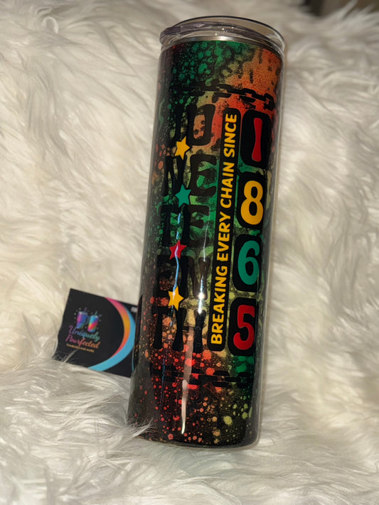 Juneteenth Freedom Tumbler