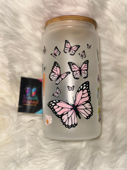 She Is Strong – Proverbs 31:25 Frosted Glass