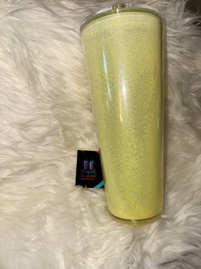 UV Color-Changing Cup Acrylic Yellow to Red