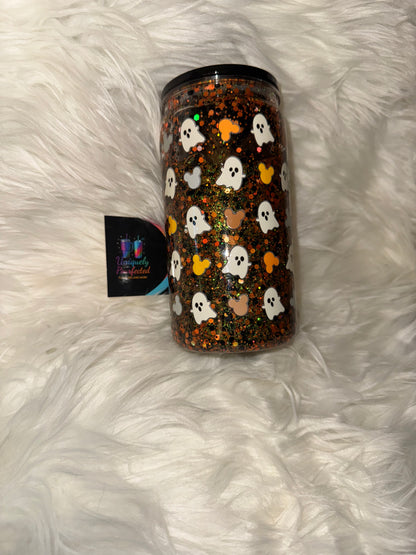 Halloween Mickey Mouse Snowglobe Tumbler